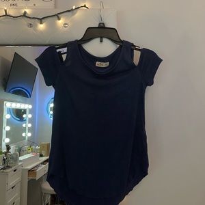 Hollister Navy Blue Top